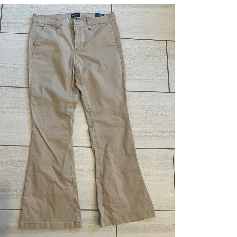 American Eagle Artist Flare Pants Women 14 Long NWT